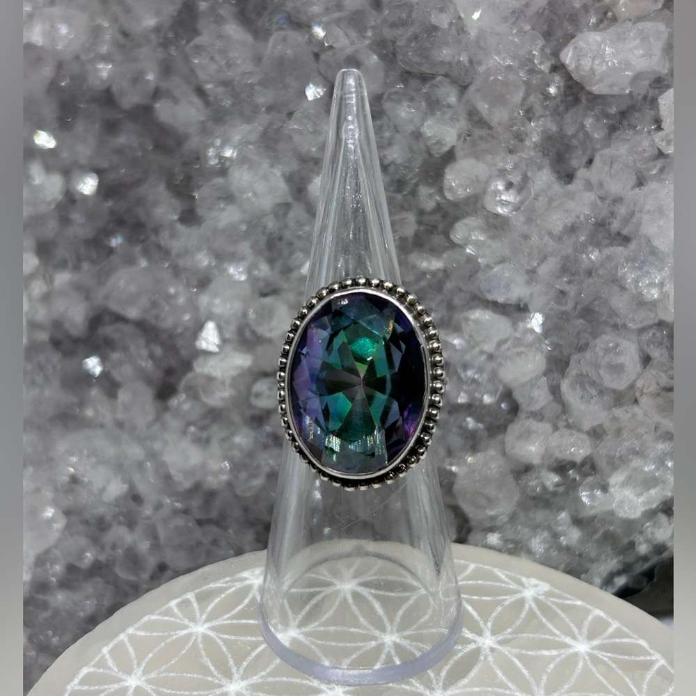 Mystic Topaz ring